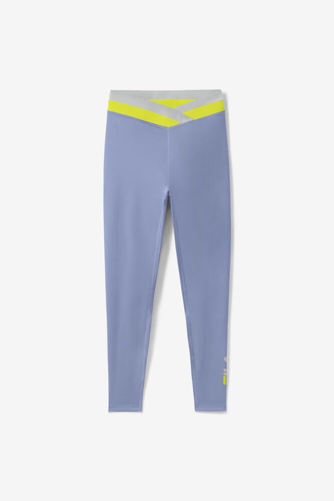 Fila Pants Womens Blue - Peerless 7/8 Legging - Philippines 1378502-ZI